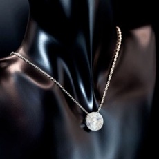 엘리오라 백금 남자 목걸이