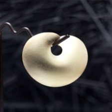 K18 옐로 마리포사 귀걸이