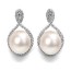 담수 진주 귀걸이