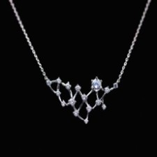 플래티늄 별자리 목걸이 (주문 제작/별자리 등록)